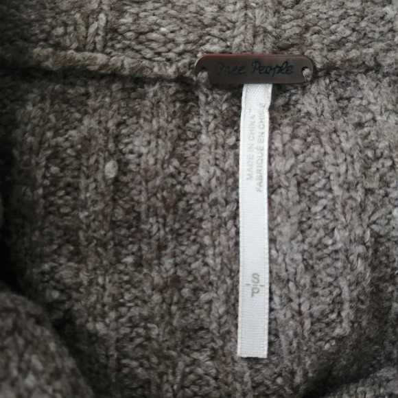 Free People Cuddle Bear Admiral Chenille Knit Double Breasted Cardigan Small - Picture 12 of 16